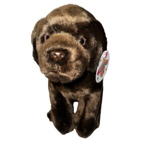 Adorable Brown Stuffed Dog Toy